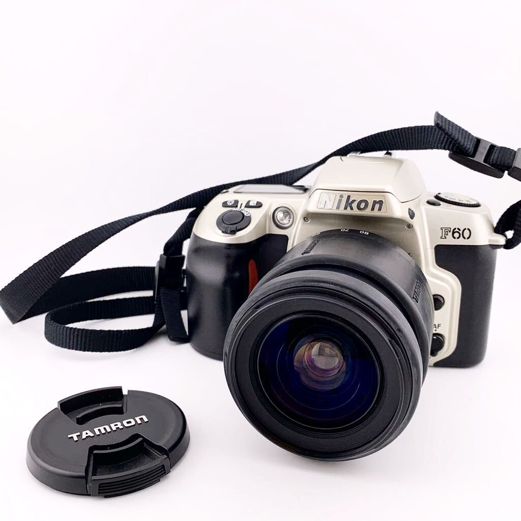 Nikon F60 フィルムカメラ ボディ TAMRON AF 28-80mm 1.3.5-5.6レンズ　【S80933-542】_画像1