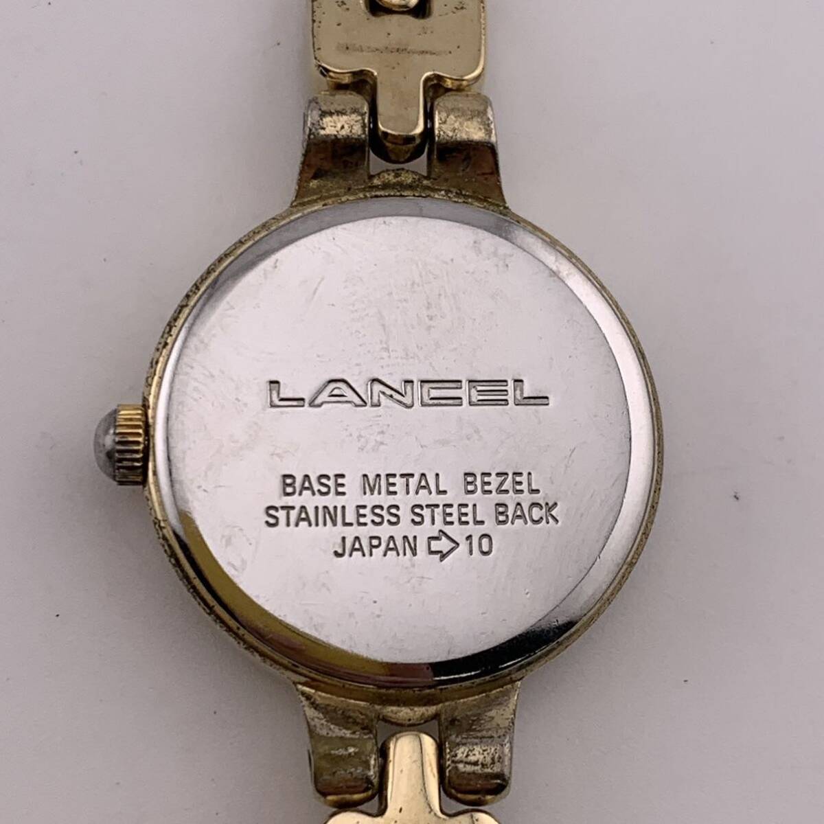 LANCEL ランセル 腕時計 クォーツ PARIS ゴールド カラー レディース アンティーク ファッション【S81012-573】の画像3