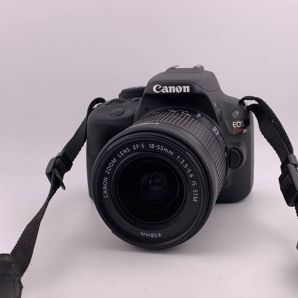 Canon EOS Kiss X7 デジタル一眼カメラ Canon zoom lens EF-S 18-55mm 1:3.5-5.6 IS STM レンズ ※通電・動作未確認 【S81018-571】の画像10