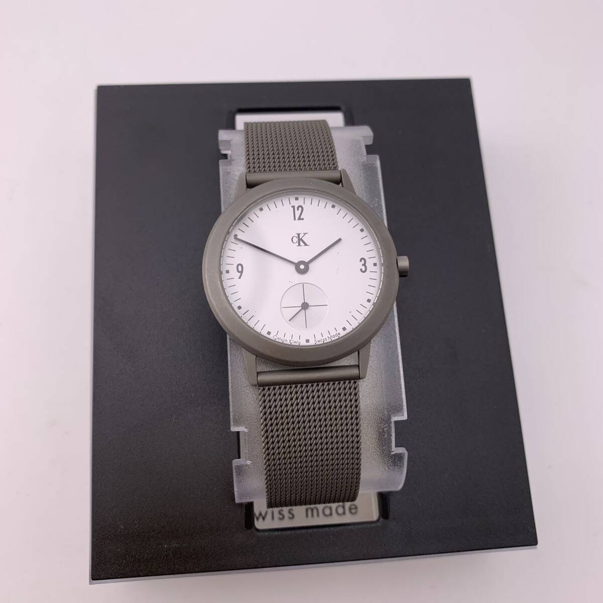 Calvi Klein カルバンクライン CK 腕時計 クォーツ K3221 K3222 ケース 箱付き ファッション 【S81081-613】の画像2