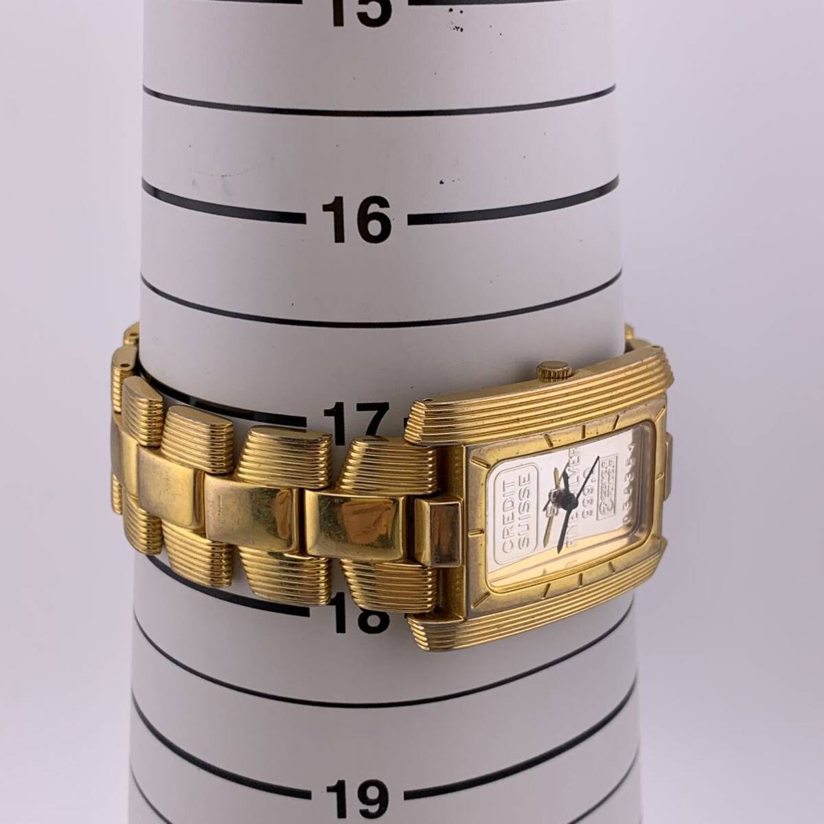 CREDIT SUISSE FINE SILVER INGOT WATCH 腕時計 クォーツ ファッション　【S81107-643】_画像10