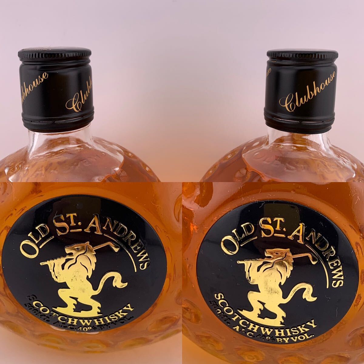 ●訳あり● 古酒 OLD ST. ANDREWS Clubhouse Premium Blend Scotch Whisky 500ml×2 40% 【S81128-613】の画像3