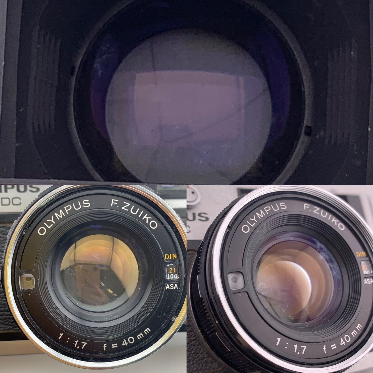 OLYMPUS 35DC フィルムカメラ 1:1,7 f=40mm レンズ 【S81142-657】の画像7