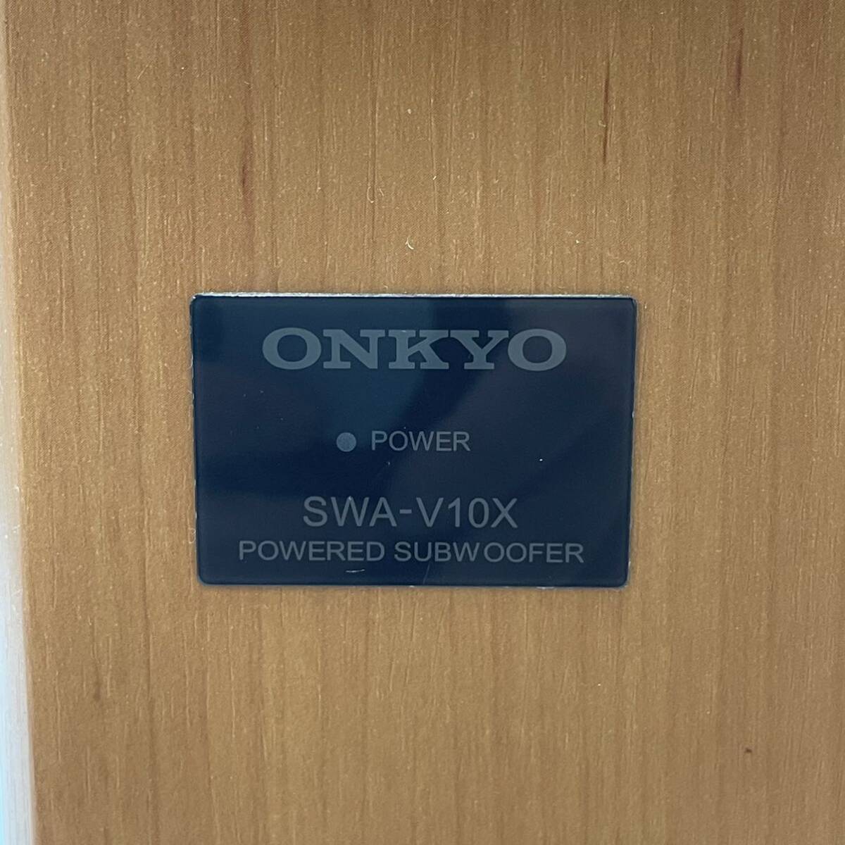 * Junk * ONKYO Onkyo SWA-V10X усилитель встроенный сабвуфер звук оборудование аудио музыка [S30367-667]