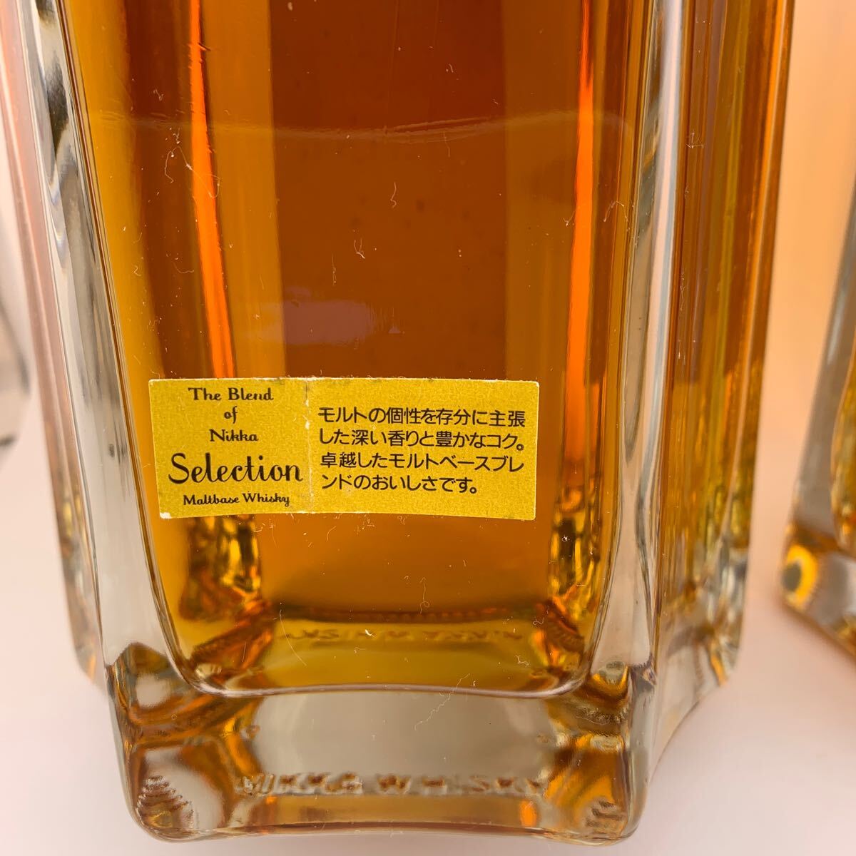 ●訳あり● 古酒 2点 NIKKA WHISKEY ニッカ ウイスキー The Blend of Nikka Selection Maltbase Whisky 660ml 45% 【S81198-662】_画像7
