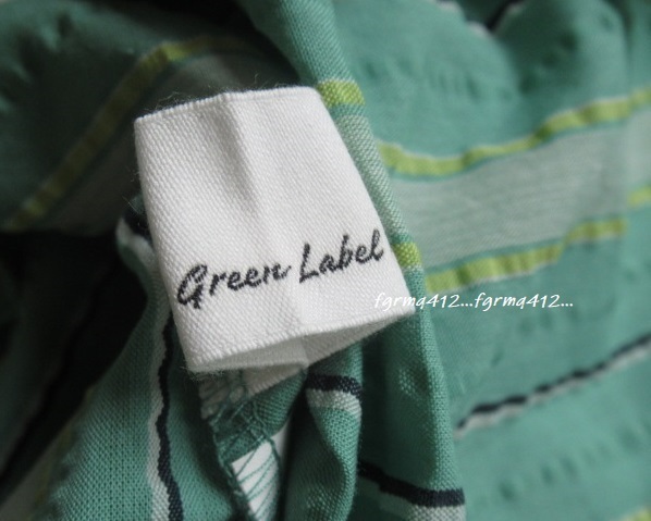 ユーズド★ユナイテッドアローズgreen label relaxing★ゆるっとストライプワンピース★3点落札で宅急便送料無料!平日15時決済当日発送可の画像9