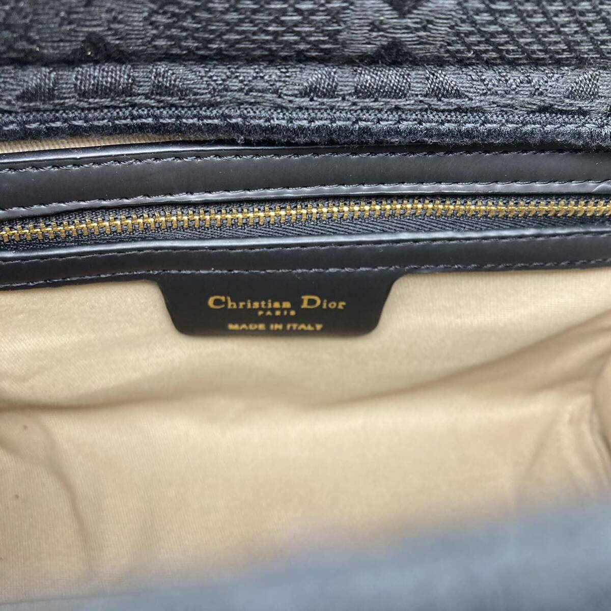 K04102 クリスチャン ディオール レディ ディオール ハンドバッグ レディース 鞄 ブラック Christian Diorの画像9