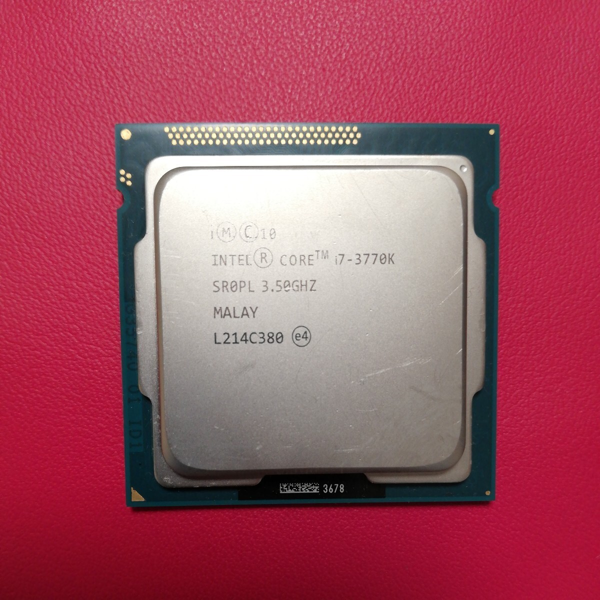 Intel Core i7 3770K SR0PL 3.50GHz _画像1