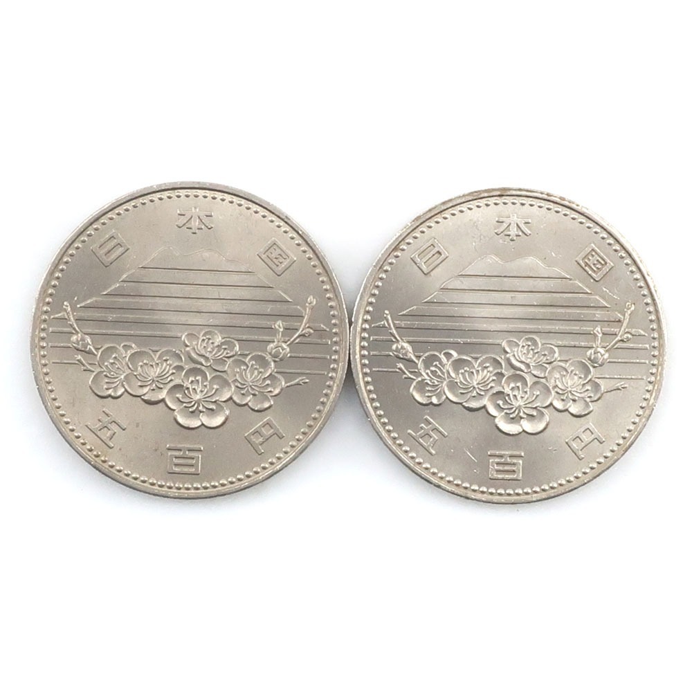 Japan MINT 造幣局 EXPO85 内閣制度百年 御在位60年 御即位記念(平成) 記念硬貨 五百円 500円硬貨 7枚 No.7 貨幣 【M121424008】中古_画像8