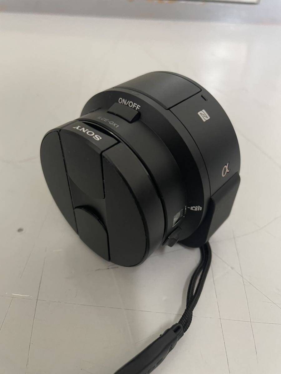 D04017 SONY ソニー ILCE-QX1 レンズスタイルカメラ アダプター ブラック_画像1
