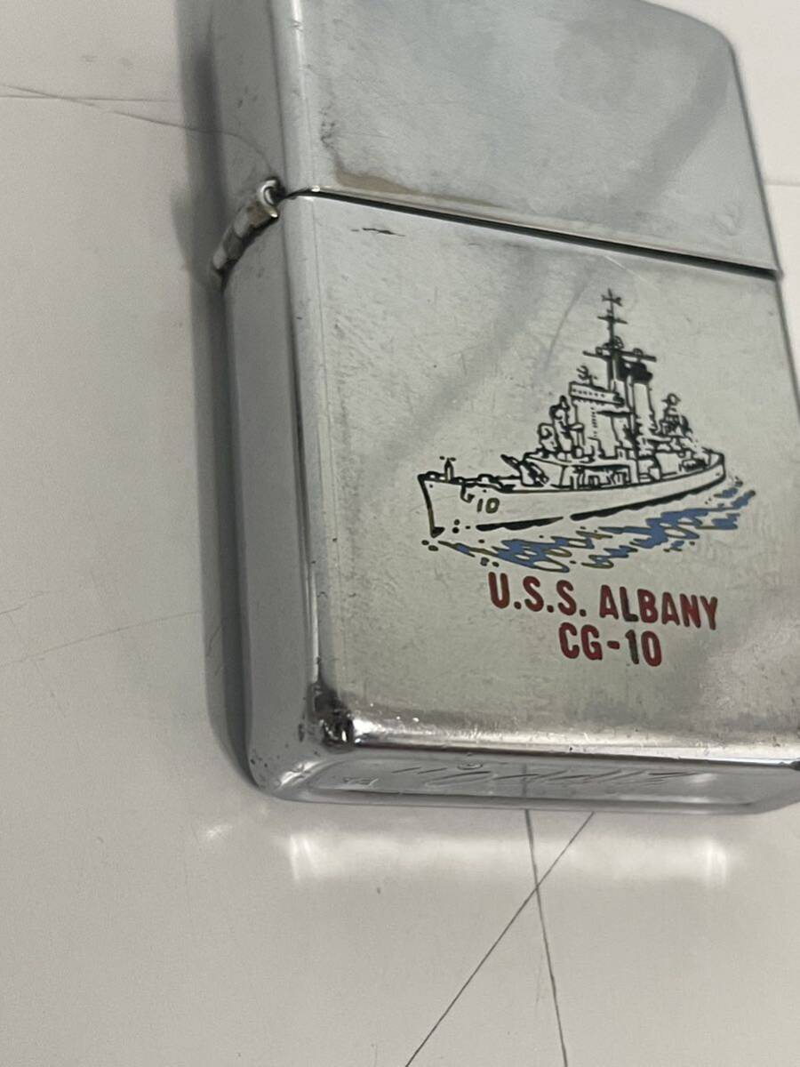 D04065 ZIPPO ジッポ U.S.S.ALBANY CG-10 ヴィンテージ 希少の画像2