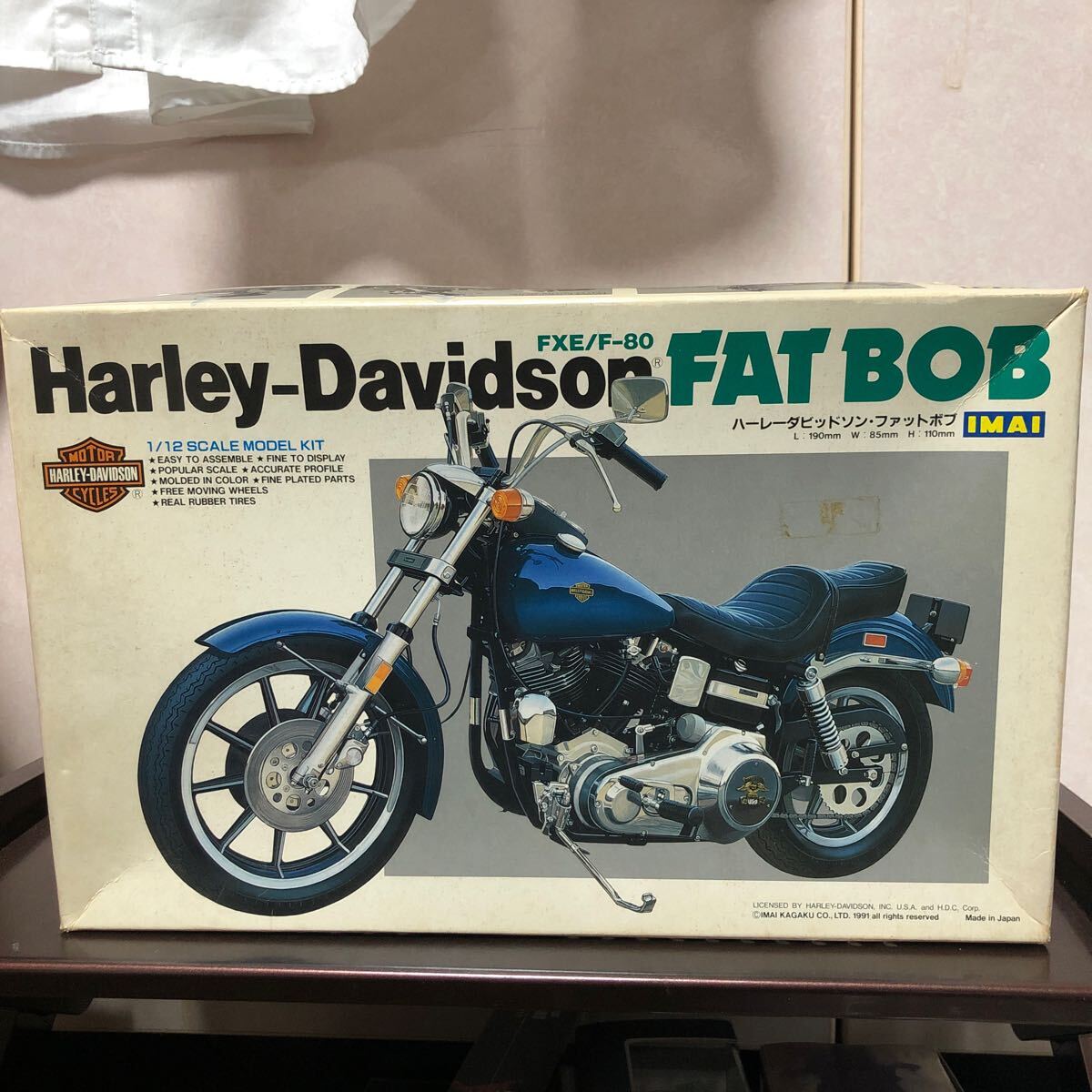 440 не собран 1/12 Harley Davidson FXE/F-80fato* Bob Imai Harley-Davidson FAT BOB пластиковая модель мотоцикл 