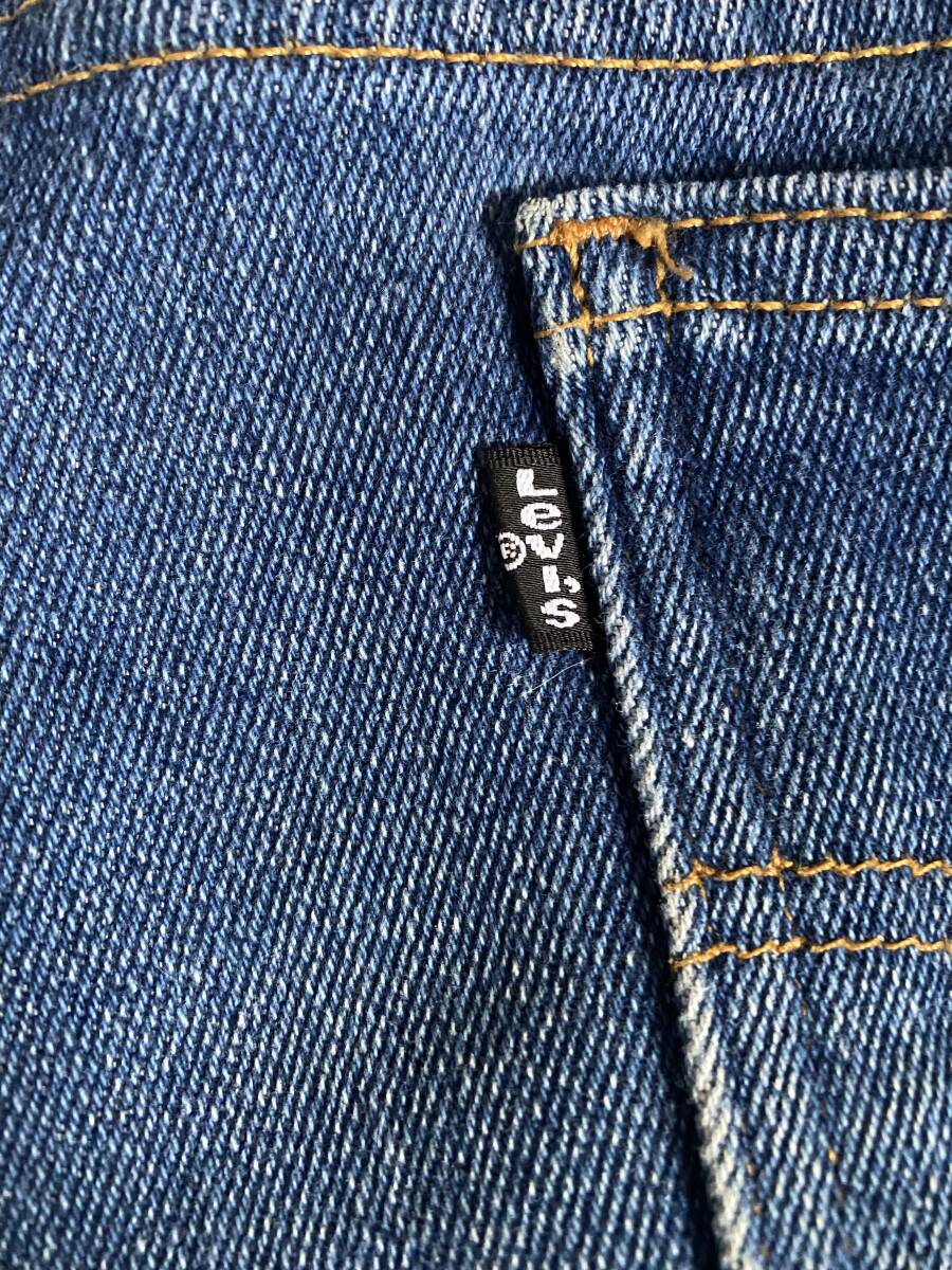 【表記W３４】リーバイス Levi's 517 W33 L30 ストレッチ ヴィンテージ ００s 90s ブーツカット 綿ポリ USA 色落ち 501 505 646 _画像6