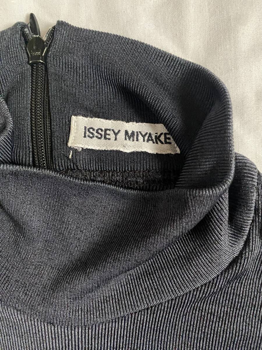 80s OLD ISSEY MIYAKE イッセイミヤケ オールド ハイネック トップス 日本製 レディース アーカイブ ヴィンテージ カットソー 三宅一生_画像4