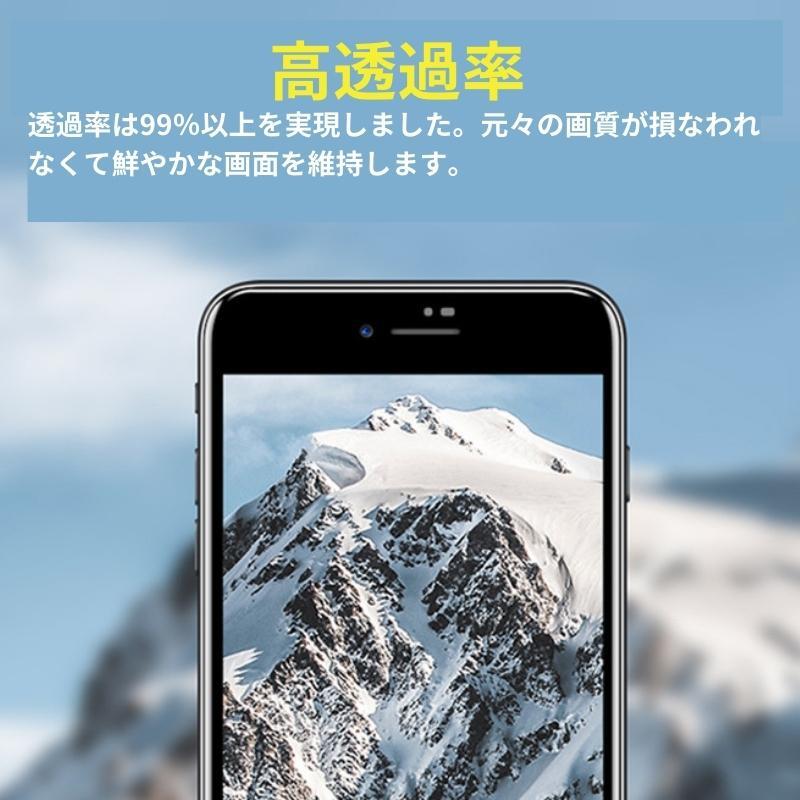 iPhone 7Plus 8Plus 覗き見防止 強化ガラス フィルム ガラスフィルム iPhone 保護フィルム アイフォン のぞき見 7 8 Plus_画像9