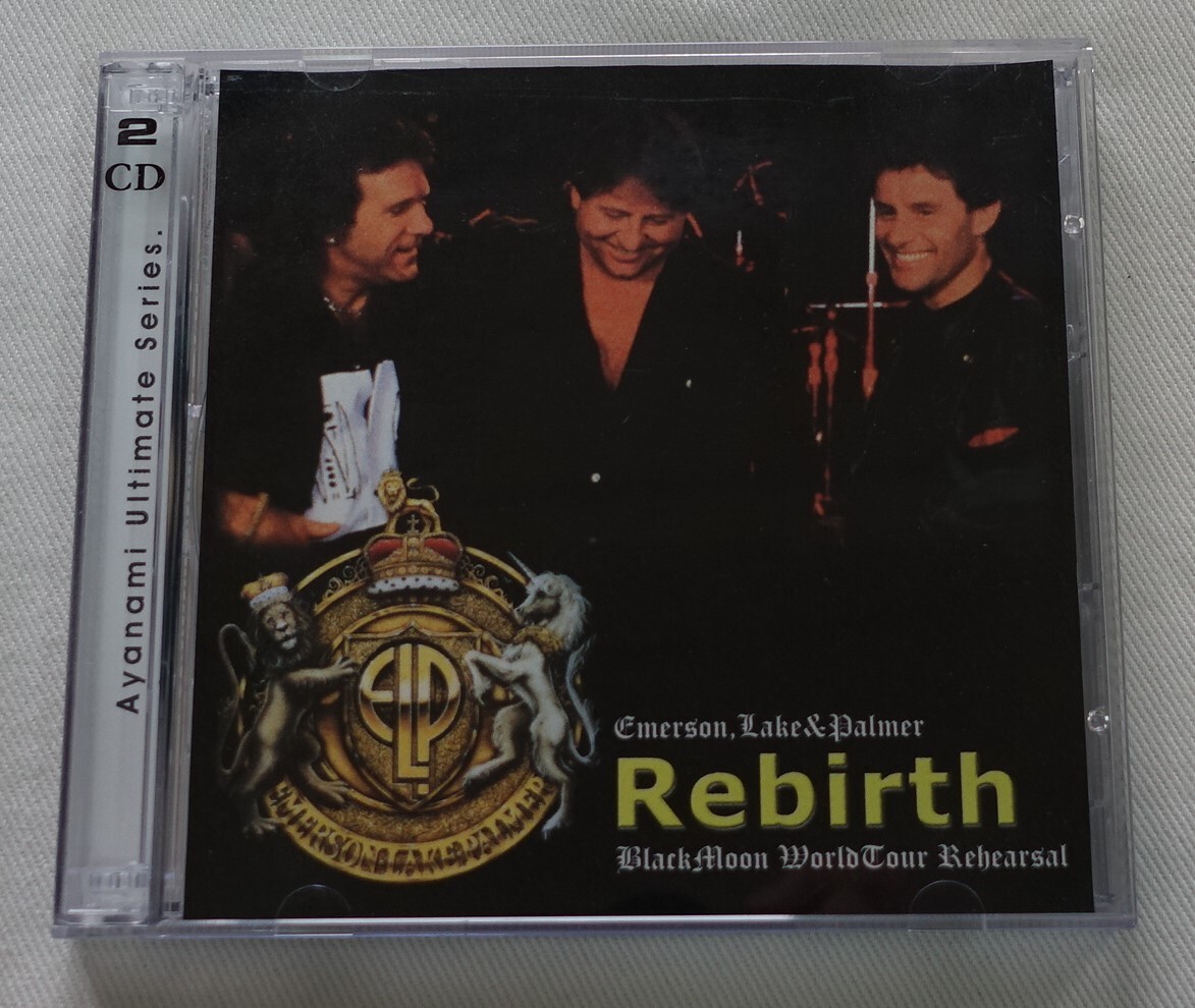 CD-*L81#Emerson Lake&Palmer Rebirth Black Moon World Tour Rehearsal 2 листов комплект 1992ema-son Ray k& химическая завивка - не использовался #