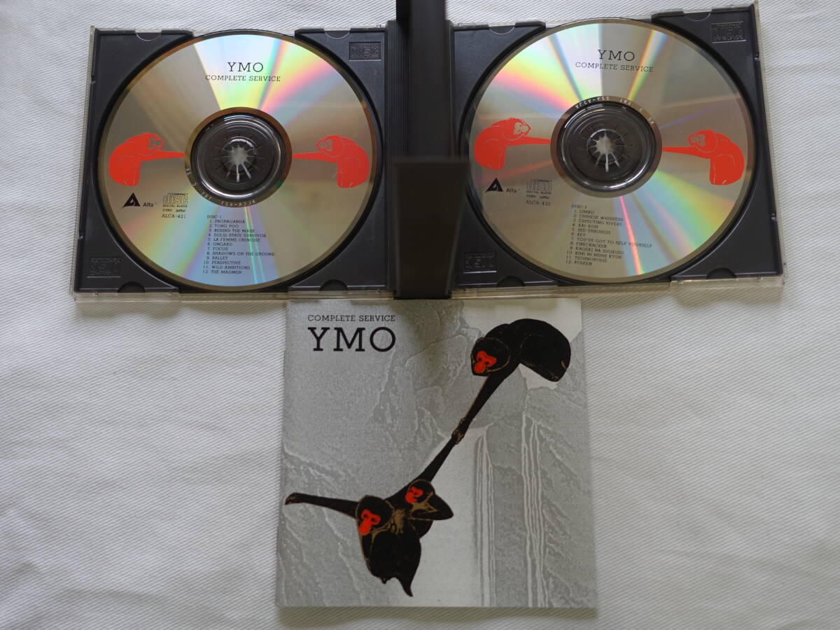 CD-＊M28■YMO コンプリートサーヴィス 帯付 ALCA-421～2 Complete Service ブライアンイーノ■_画像2