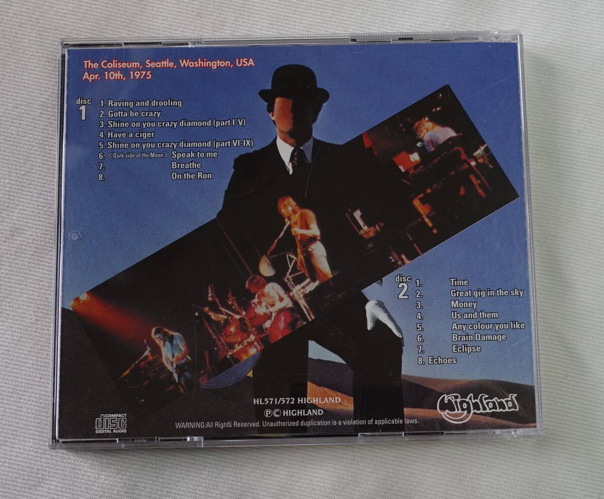 CD-＊L99■PINK FLOYD Dark Side Last Tour 1975 High Land 2枚組 未使用 ピンクフロイド ■_画像4