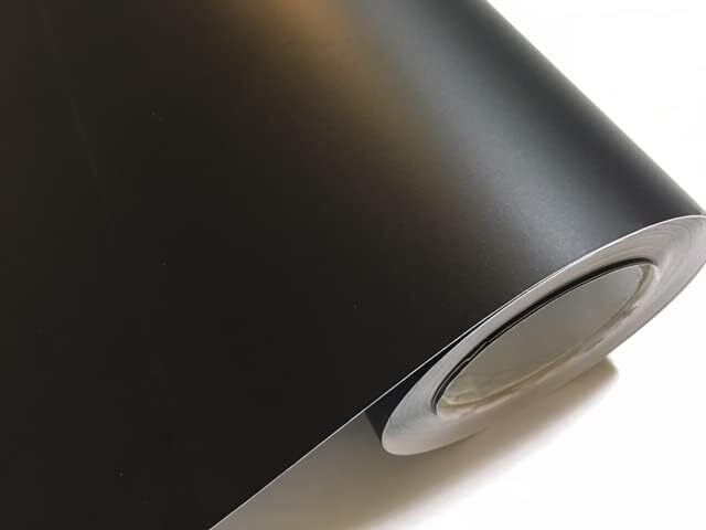 カーラッピングシート マットブラック 152ｃｍ×30ｃｍ ラッピングフィルム 艶消し黒の画像1