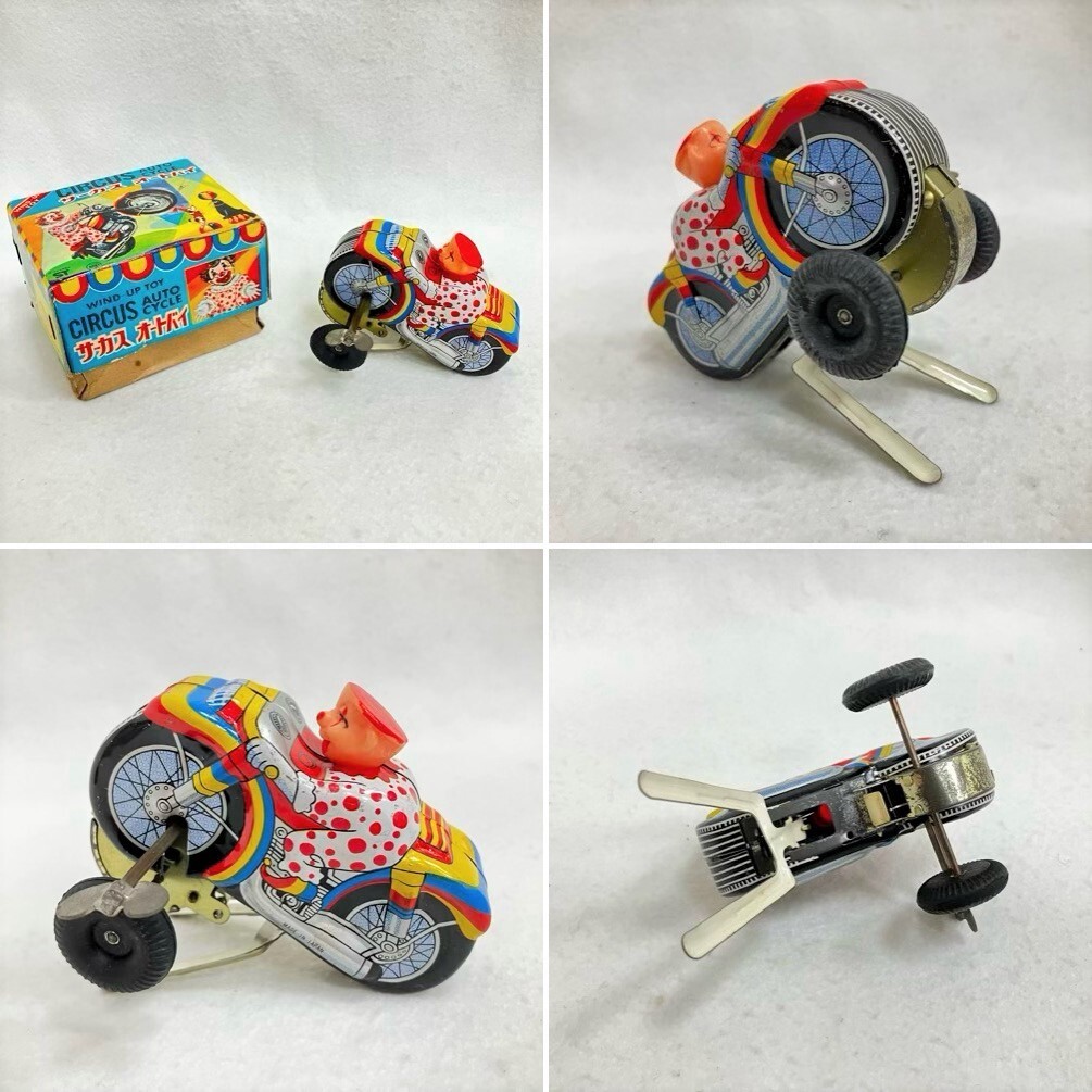 *1 jpy ~ tin plate toy bike ping-pong other summarize Showa Retro antique zen my *