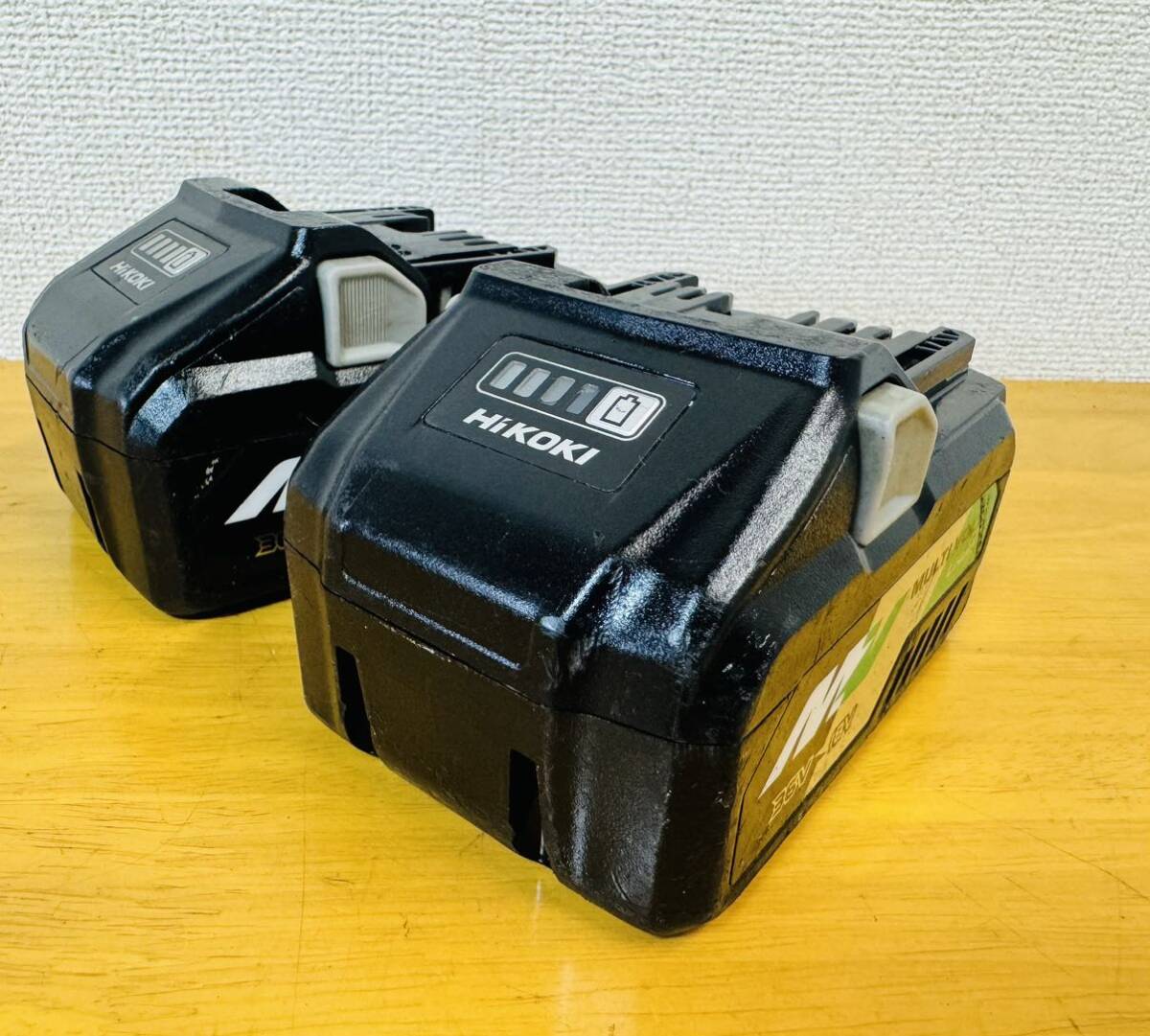 HiKOKI ハイコーキ バッテリー BSL36B18 充電工具2台セットジャンク品。。_画像1