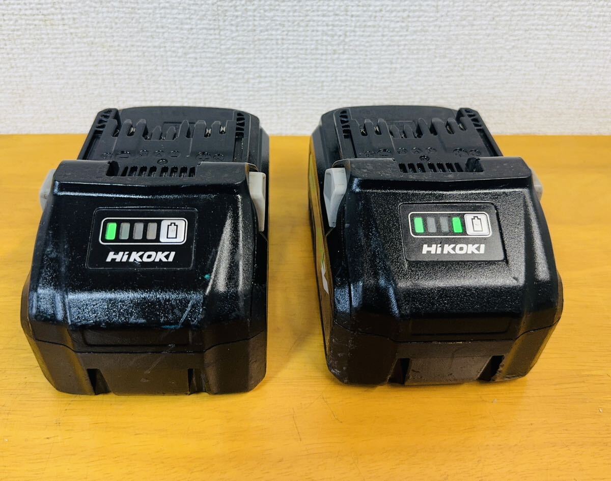 HiKOKI ハイコーキ バッテリー BSL36B18 充電工具2台セットジャンク品。。_画像3