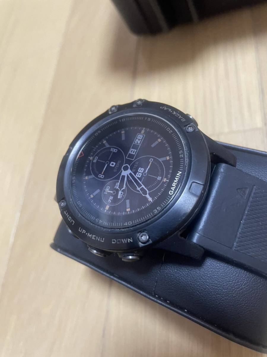 美品 GARMIN ガーミン FENIX 5X SAPPHIRE フェニックス5X サファイア マルチスポーツGPSウォッチ フルカラー地図ガイド付きの画像2