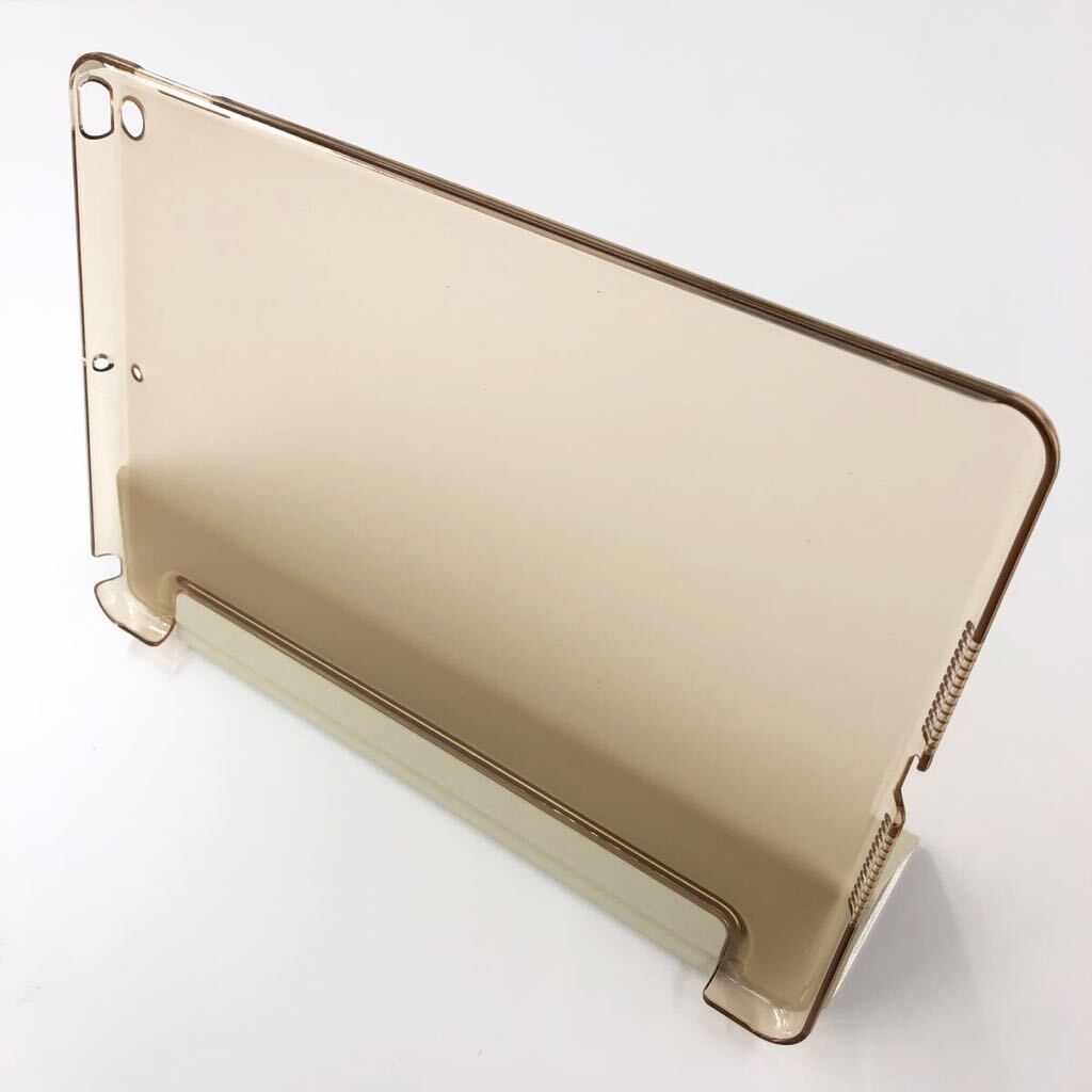 【新品カバー 】 iPad (第9世代 2021) 10.2 インチ 対応 ケース (ゴールド) 三つ折り スタンド 耐衝撃 軽量 落下防止 着脱簡単 の画像3
