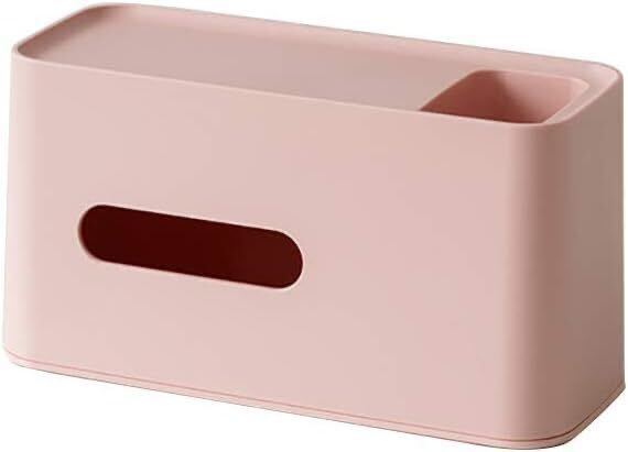 【新品】ティッシュボックスホルダー (ピンク) 収納ボックス 便利 活用多数 インテリア ペーパーホルダー_画像2