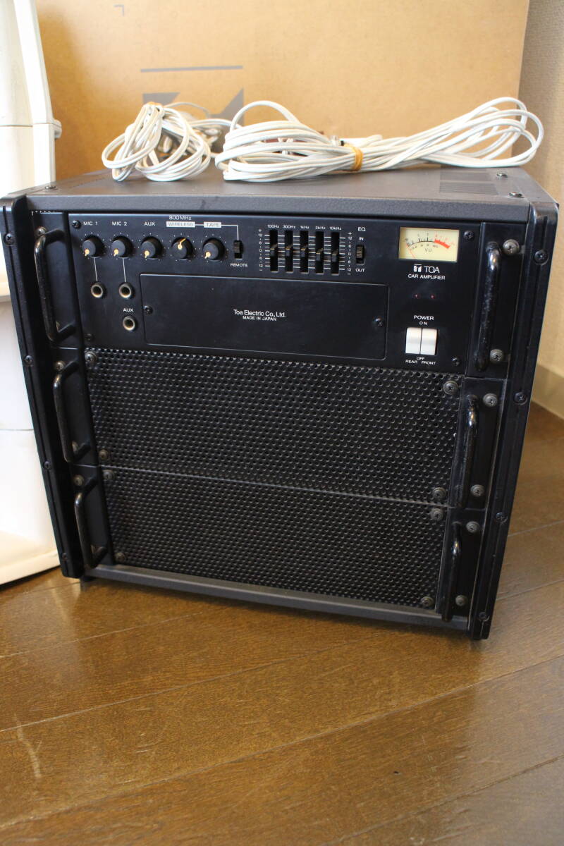 Yahoo!オークション - 動作品 TOA 車載用アンプ 240W CA-241N Yahoo!オークション - 動作品 TOA 車載用アンプ 240W CA-241N