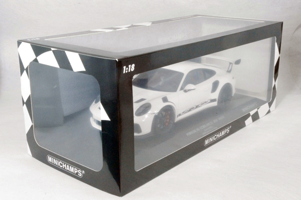 ● 1/18 ポルシェ 〓 911 ( 991-2 ) GT3RS / ホワイト 〓 PORSCHE ミニチャンプス ミニカー MINICHAMPSの画像10