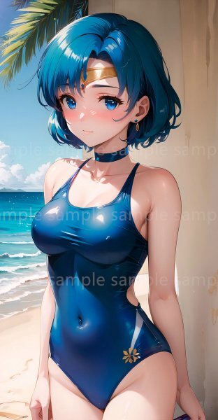 ^ water .. beautiful 26434^ cosplay ^ tapestry * Dakimakura cover series * super large bath towel * blanket * poster ^ super large 105×55cm