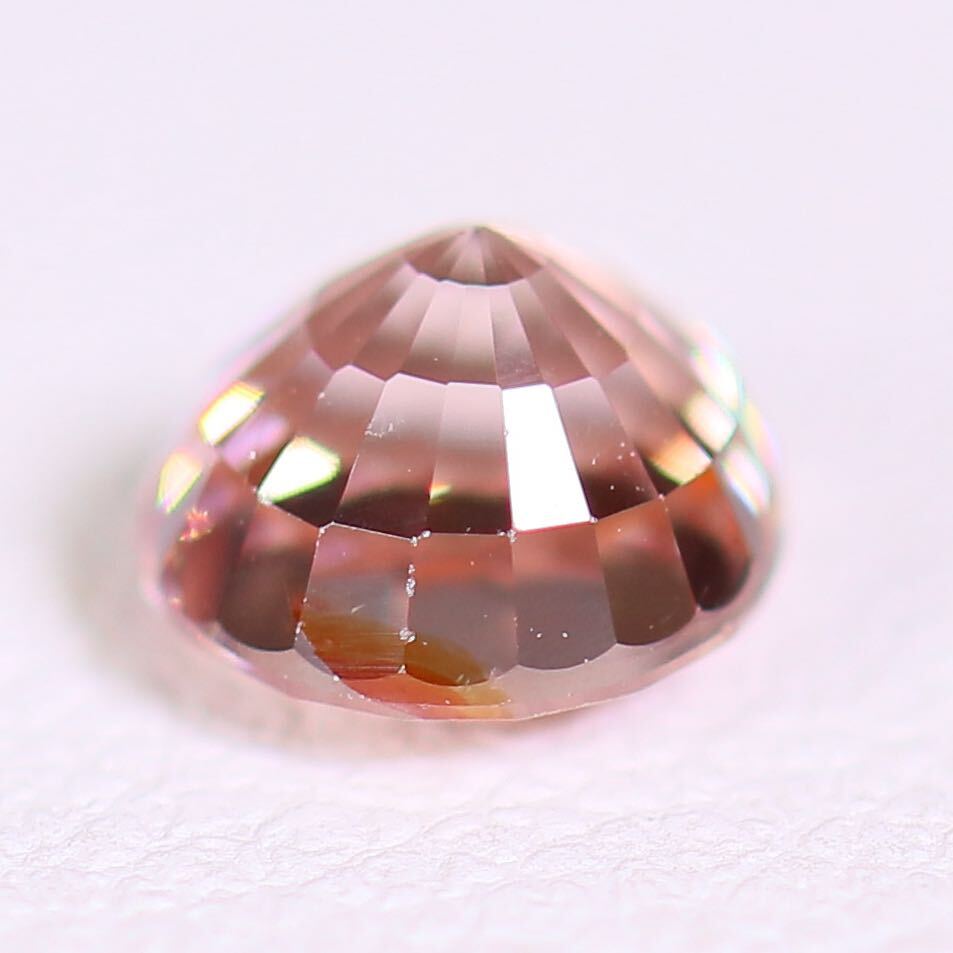 4264[ natural pink zircon ]1.18ct tongue The nia production loose color stone unset jewel gem 