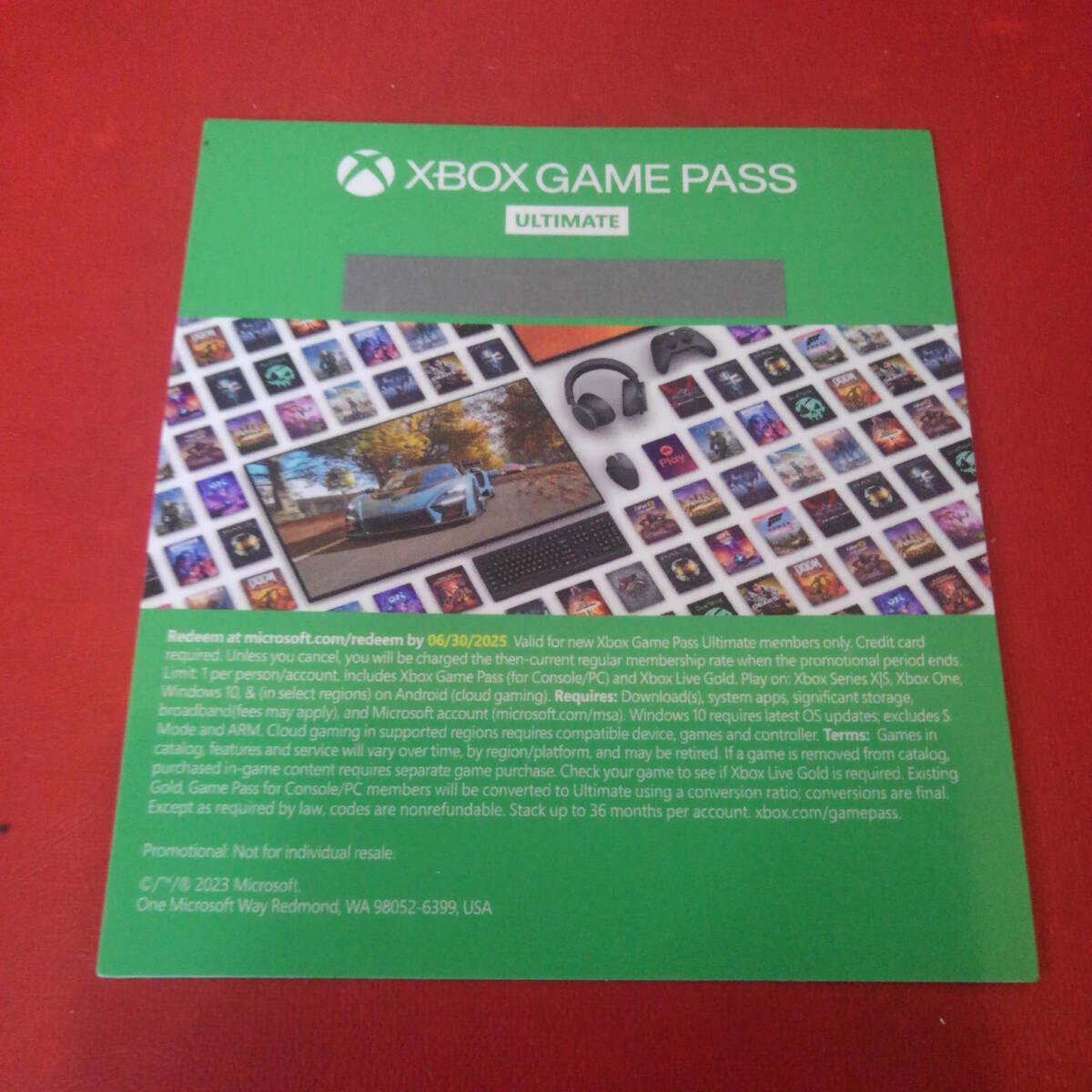 Xbox Game Pass Ultimate 新規ユーザー向け1か月無料券（使用期限 06/30/2025）_画像1