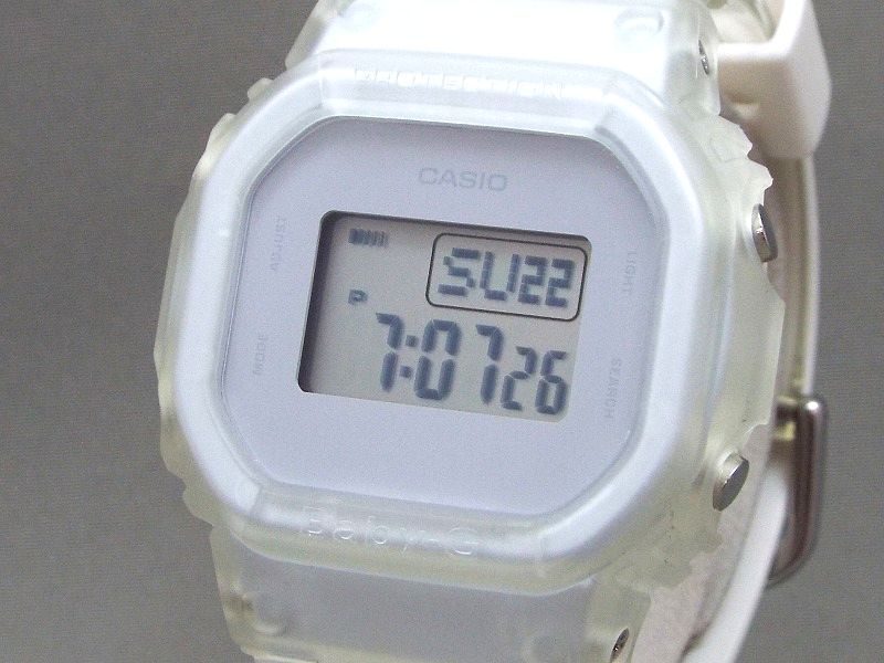 良品! CASIO/カシオ Baby-G × BEAMS BOY / 別注 クォーツ デジタル レディース腕時計 BGD-501 【W6562y】_画像1