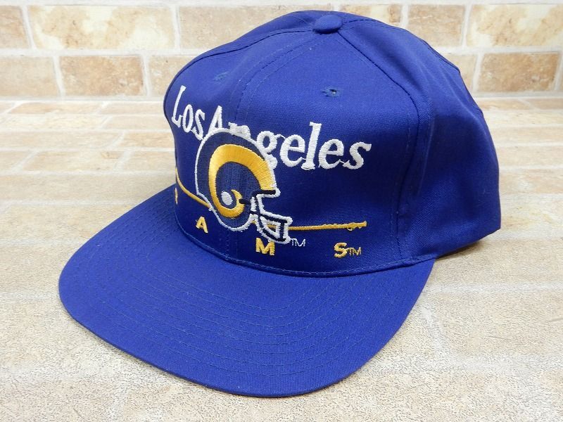 良品! NFL Team ロサンゼルス・ラムズ Eastport/イーストポート スナップキャップ/帽子 【7380y1】の画像1