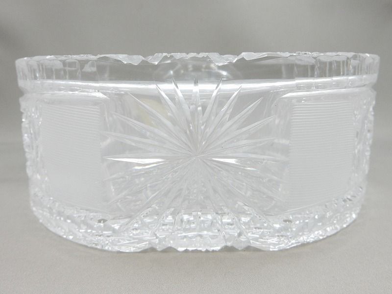 1円〜! ボヘミア クリスタル LEAD CRYSTAL GLASS/チェコスロバキア製 24%Pbo デキャンタ/ショットグラス 6客 セット ※欠け有 【7409y1】の画像5