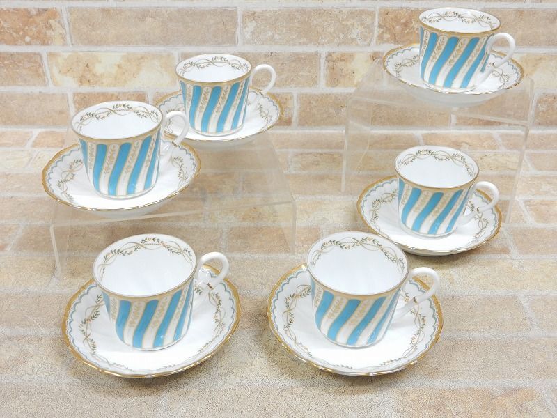 Noritake/ノリタケ ダイヤモンドコレクション印 カップ&ソーサー 6客セット 【7577y1】_画像1