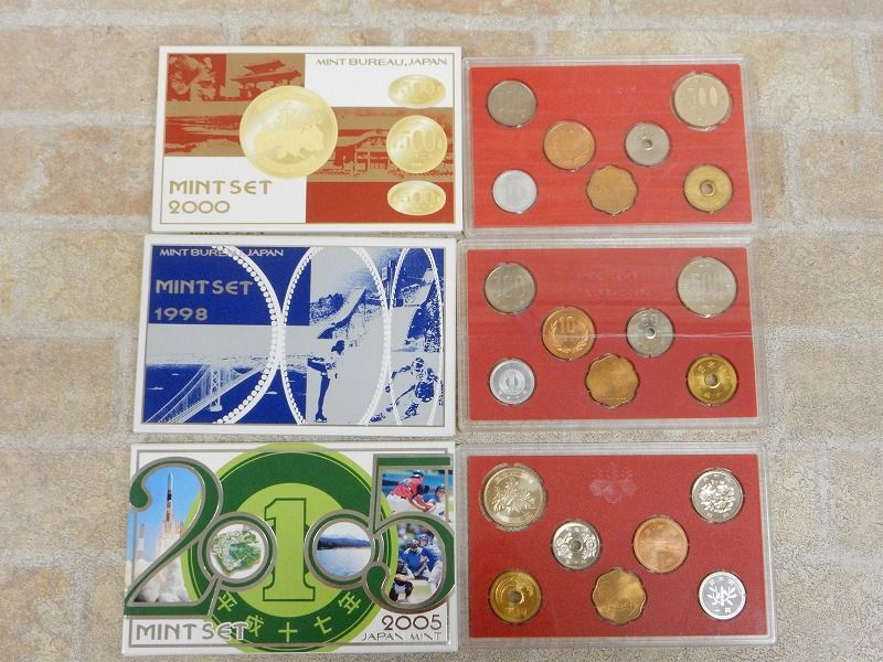 良品! MINT SET 1998/2000/2002/2005/2010 貨幣セット 造幣局 5点セット 【5879y1】_画像4