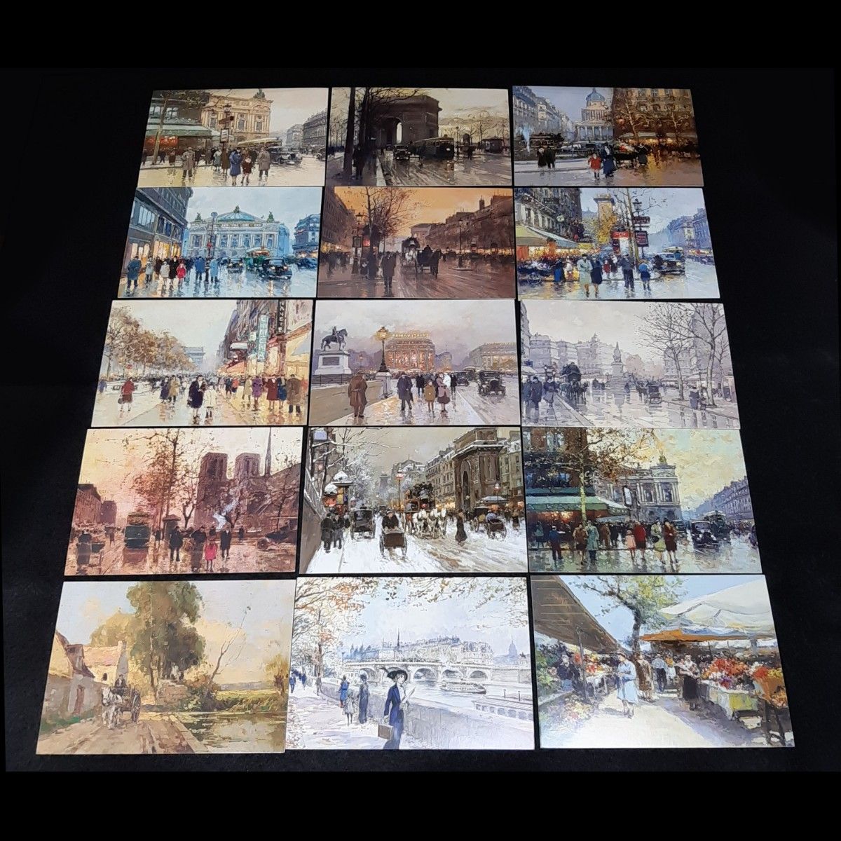 コルテス　ポストカード30枚セット　ポスト印象派　パリ　風景画
