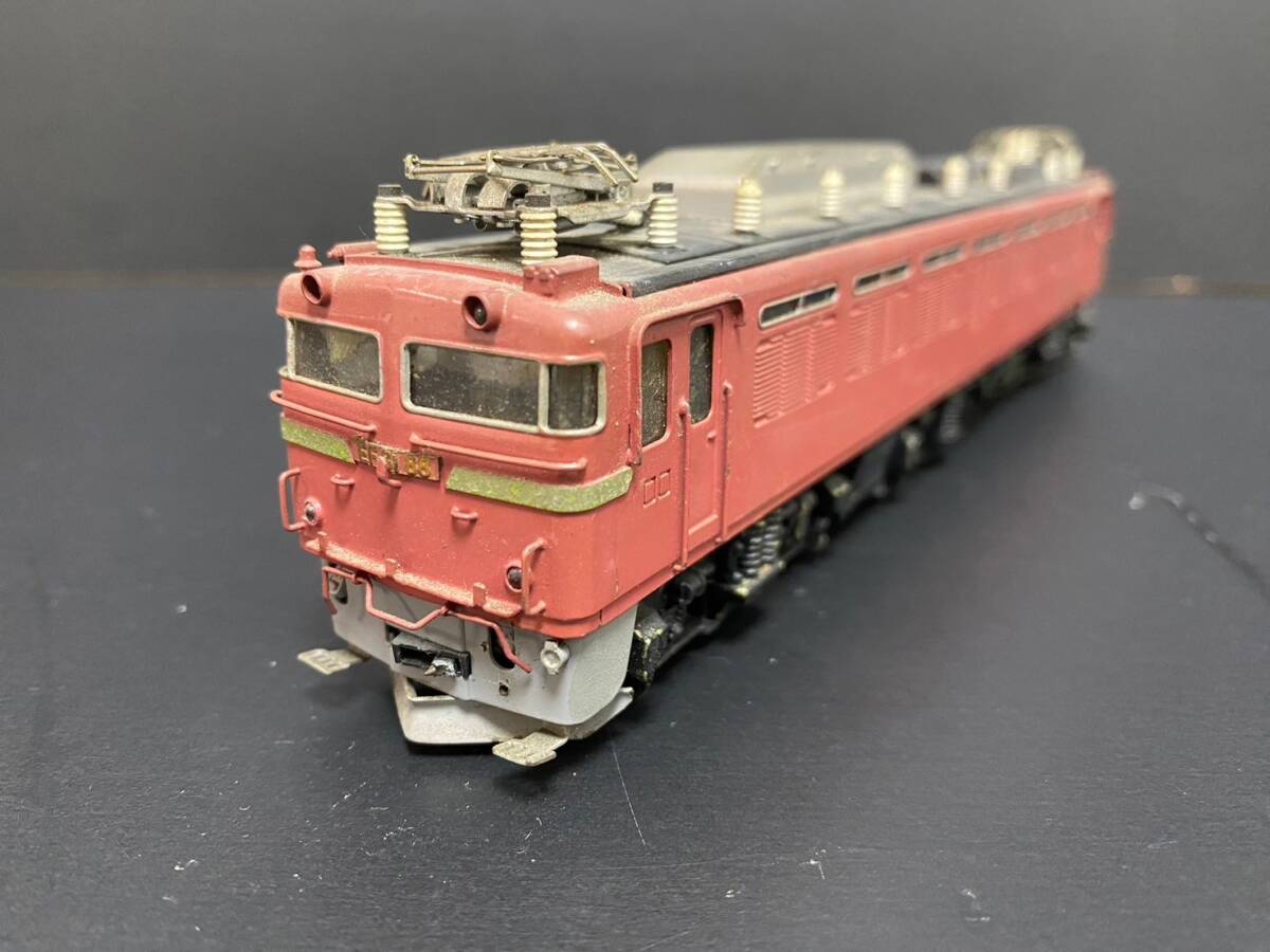 *a-59 HO gauge end uEF8188 type railroad made of metal train railroad model National Railways Showa Retro retro collection 0.89.