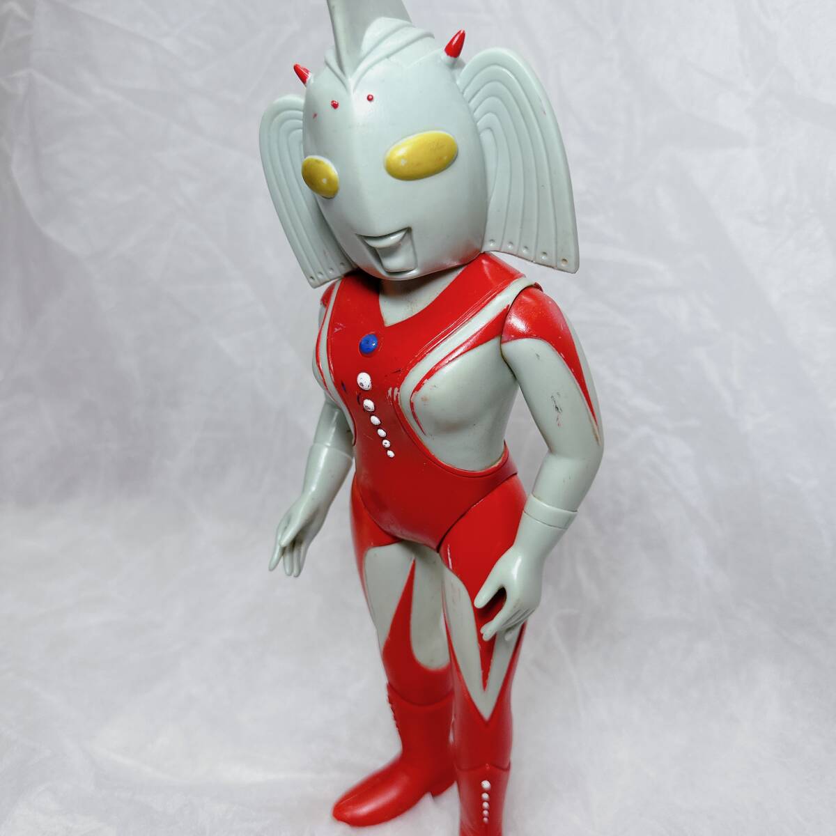 円谷プロ ブルマァク ウルトラマンの母 ソフビ人形 当時物 約33cm_画像2