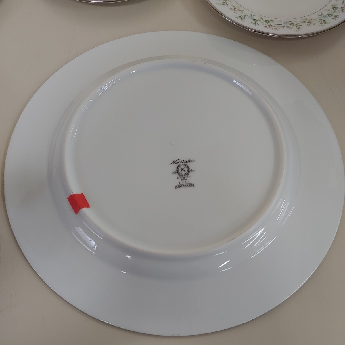 【 ノリタケ 大皿 中皿6枚 フォーク5つ 】 Noritake 大皿 中皿 フォーク 食器 花柄 陶器 【B4-1②】0430_画像3