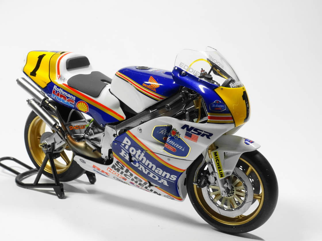 ハセガワ 1/12 HONDA NSR500 1989WGP500チャンピオン 完成品_画像8