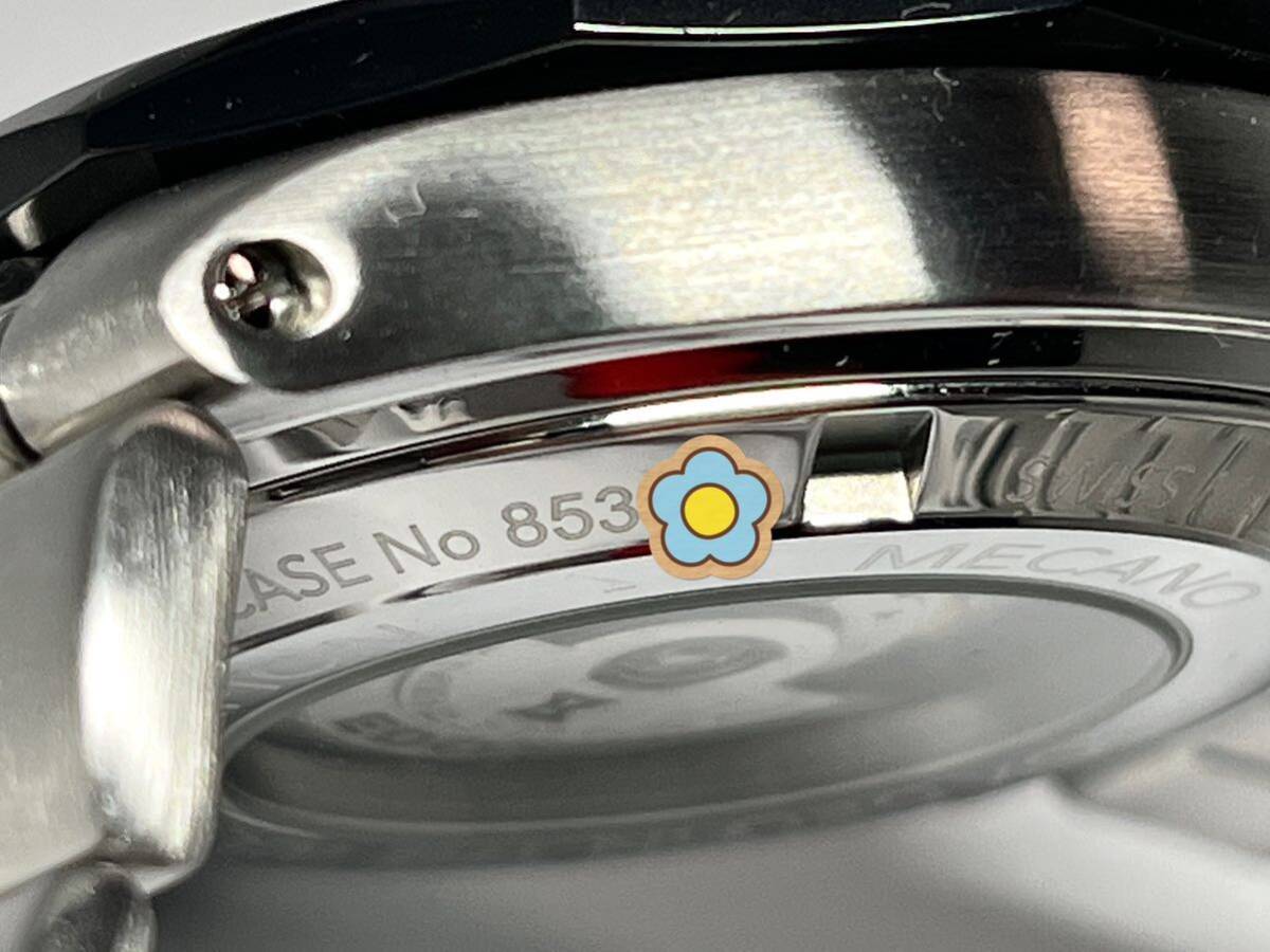 EDOX エドックス デルフィン メカノ オートマティック 85303-3NM-NBG ブレスレットタイプ自動巻き 腕時計 スケルトン オートマチック の画像5