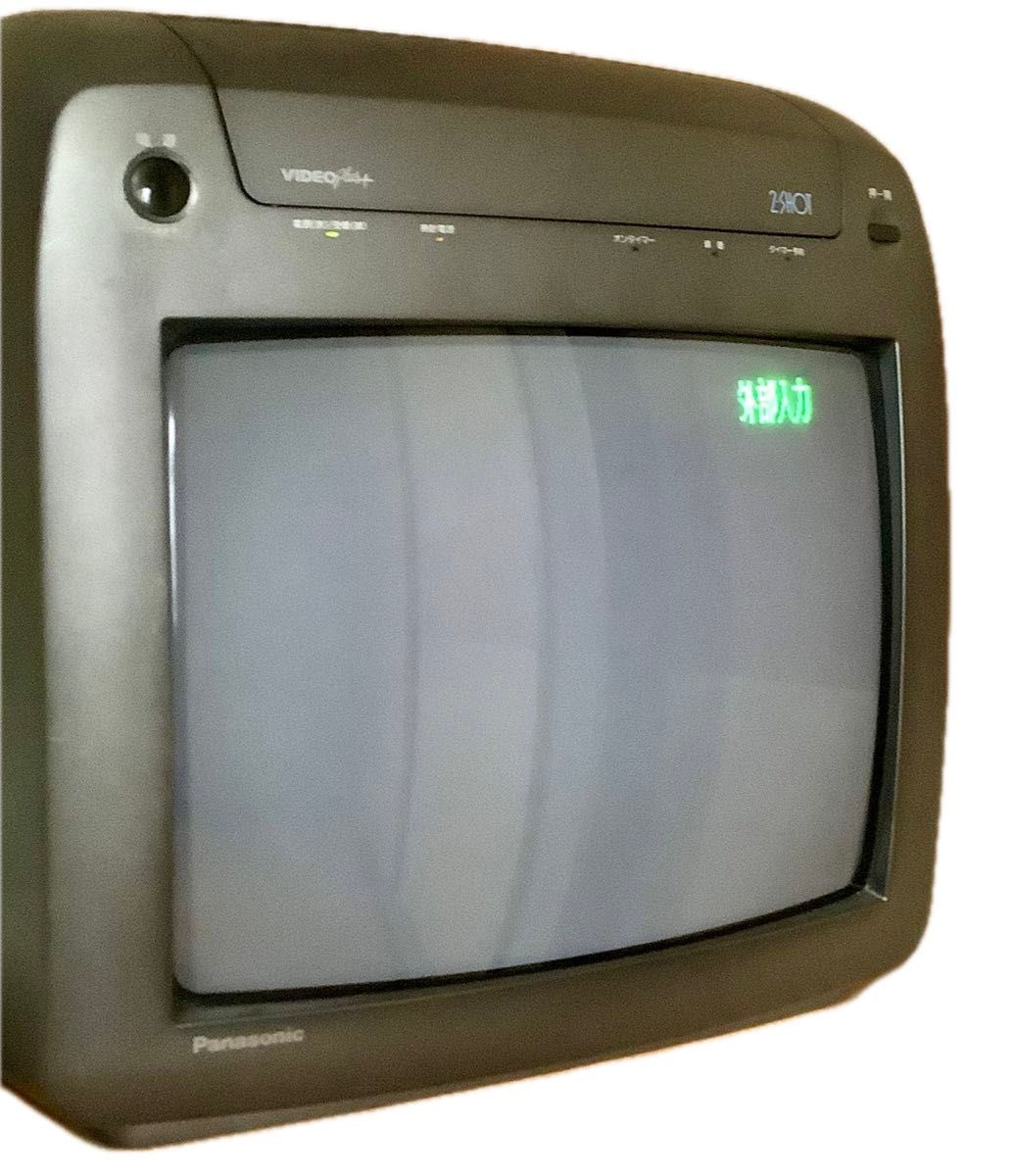 【ジャンク品】パナソニック ブラウン管 テレビデオ 2SHOT TH-14JV3◆ジャンク品