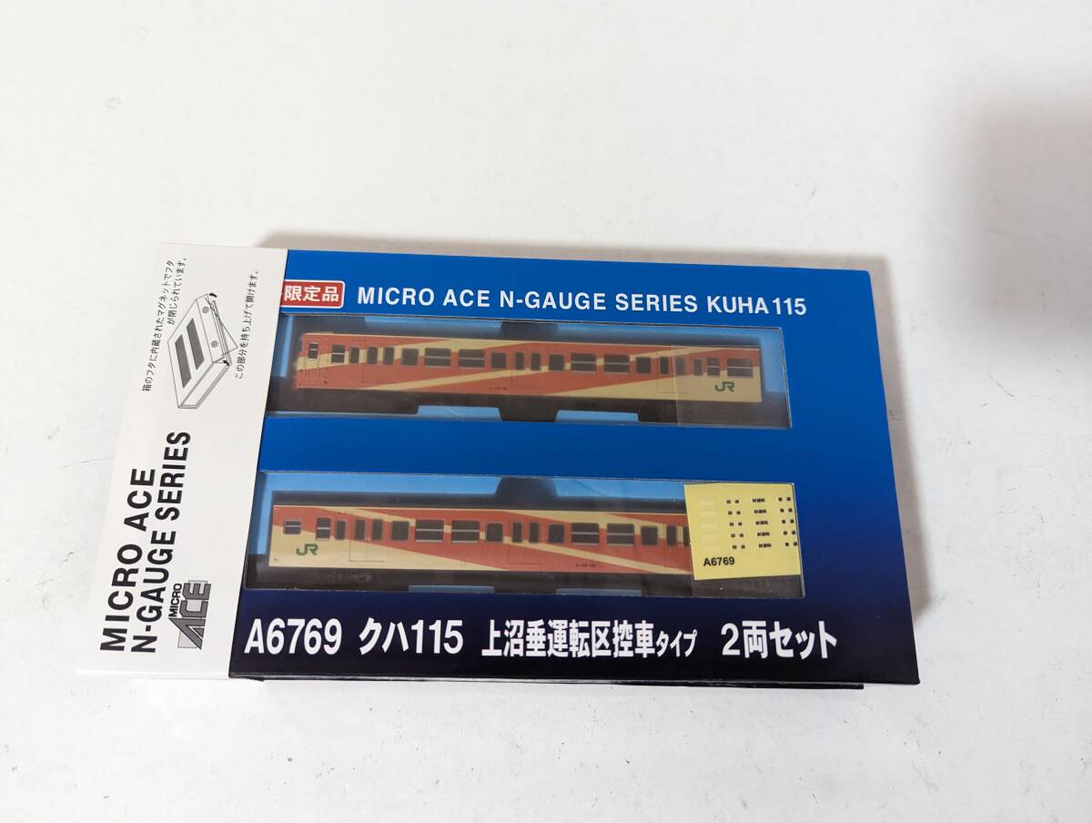 未使用 0405A4 A6769 イベント限定品 クハ115 上沼垂運転区控車タイプ 2両セット Nゲージ 鉄道模型 MAICRO ACE マイクロエース