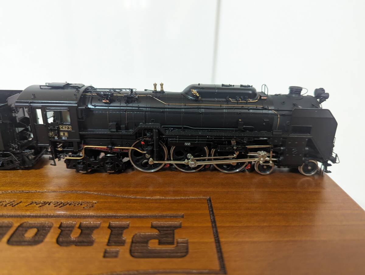 超希少！超精密モデル 動作確認済み 0427T ピノチオ Pinochio P.Aシリーズ C62型　蒸気機関車 HOゲージ 鉄道模型 C62 3 北海道　函館_画像8