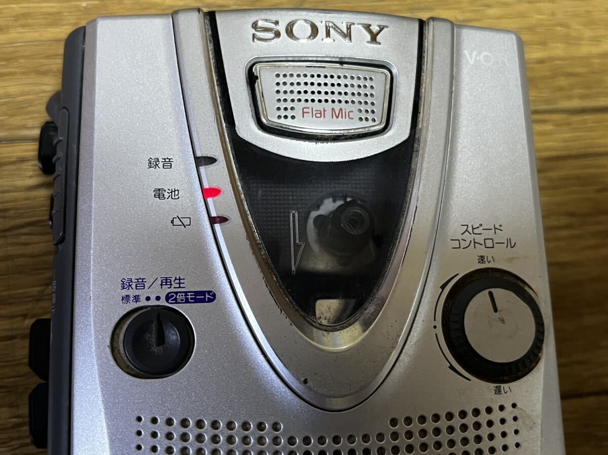 ジャンク★SONY TCM-400 カセットテープレコーダー カセットコーダー ソニー CASSETTE-CORDER _画像9