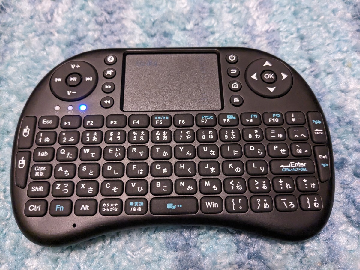 0604u0541 Ewin ミニ キーボード Bluetooth 4.0 タッチパッド搭載 ワイヤレス 日本語配列 92キー 多機能ボタンMini Bluetooth Keyboardの画像1